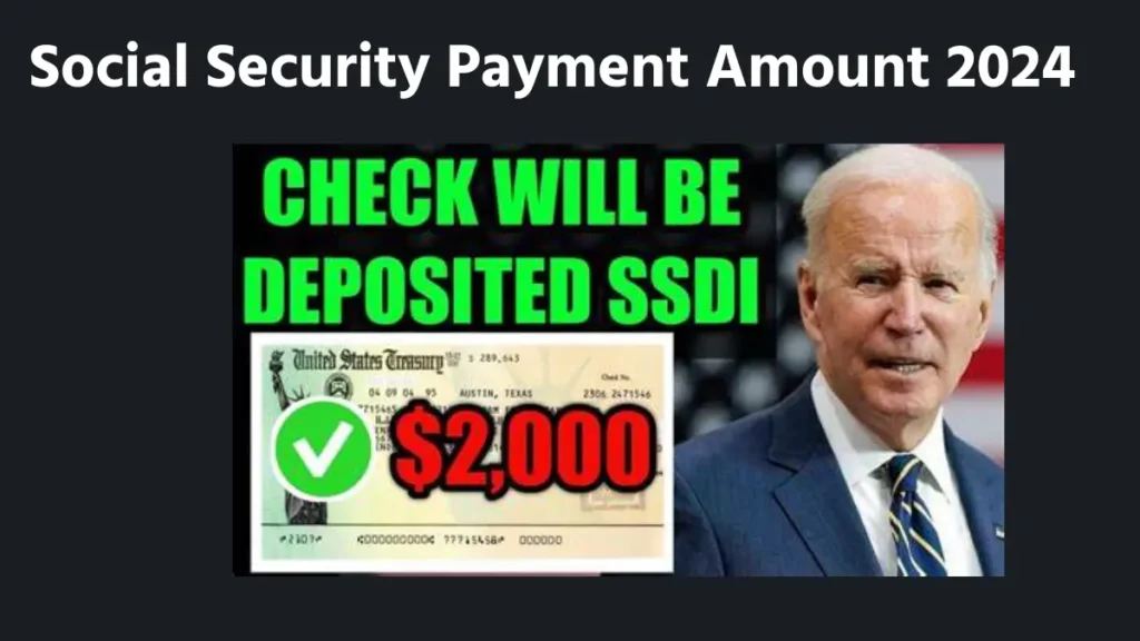 Social Security Payment Amount 2024