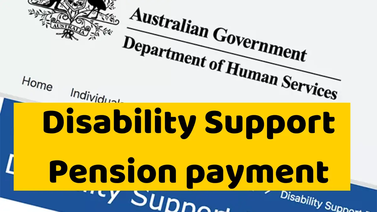 Disability Support Pension payment